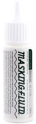 Fluide de masquage pour la peinture à l'aquarelle 18 ml Mini stylo masquage liquide pour la peinture facile à utiliser un fluide de masquage aquarelle à séchage rapide pour les projets artistiques, m