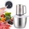 Robot da cucina da 3 l con touch screen, tritacarne con ciotola in acciaio inox, robot da cucina elettrico, 1 pezzo, 4 spatole per alimenti per bambini, carne, verdura, frutta