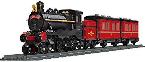 Thinkizen GWR Dampf-Personenzug, Retro-Dampfzugmodell mit 2 Waggons und Gleis, Eisenbahn Baustein Zug, Kompatibel mit Zugsets, Geschenk für Erwachsene, 789+ Teile