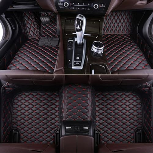 YLCYGJ Auto FußMatten für Seat Seat Arona 2017 2018 2019 2020 2021 2022 2023 2024 (LHD), Nach Maß Wasserdicht und rutschfest Autoteppich voller bedeckter Vorne und Hinten Innenraum ZubehöR
