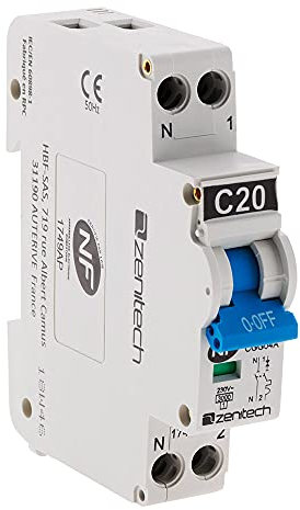 Zenitech Interruptor automático PH/N 20A
