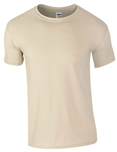 Gildan Mens Short Sleeve Soft-Style™ T-Shirt (XL) (Sand)