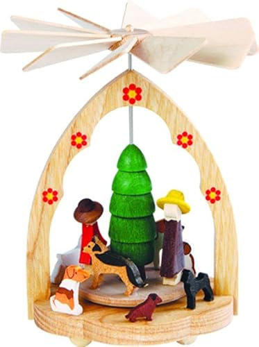 Weihnachtspyramide Erzgebirge Richard Glässer Seiffen Wärmespiel Hundeschule, 01710