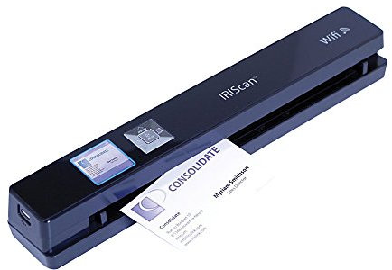 IRIScan Anywhere 3 Wi-Fi Scanner Portatile per Documenti Sincronizzabile con Qualsiasi Dispositivo Tramite Wi-Fi, Nero