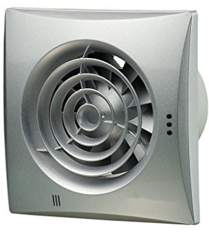 Abluftventilator Quiet Aluminium Edition mit Hygrostat - nicht nur leise sondern still