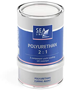 SEA, LINE 2K Polyurethan Bootslack 5,1 Liter Weiß