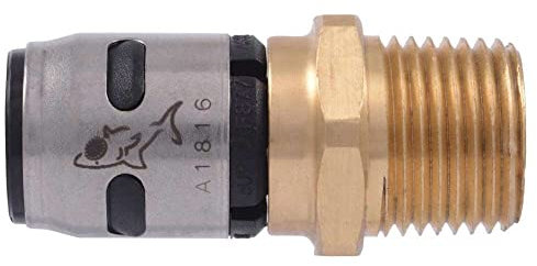 PEX Pipe EvoPEX Brass Male Adapter Fitting, 1/2-In., 6-Pk. -K120A6
