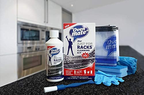 3 x Oven Mate Just for Racks Cleaning Gel Kit - with Gloves, Bags, Sponge & More!