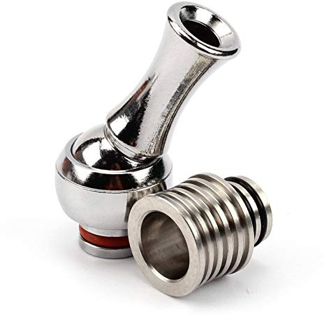 Pang-qingtian Grado de rotación Metal Drip Tip 510 Desmontable con Aislamiento de Calor Slug 510 Tank For VIVI, dct, v2, t3, t4 atomizador Sin Tabaco ni nicotina