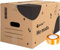 packer Pro Lot de 20 boîtes en carton pour déménagement et rangement avec poignées et joint adhésif 430 x 300 x 250 mm
