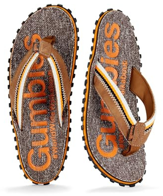 Gumbies Cairns - Flip Flops aus recycelten Materialien - robuste Sohle aus wiederverwerteten Autoreifen, ergonomisches Fußbett, weicher Zehensteg, bequeme Riemen