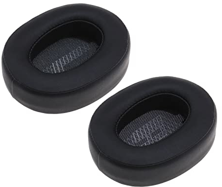 ECSiNG 1 Paar Ohrpolster Ohrenschützer Proteinleder und Memory Foam Ersatz-Ohrpolster Kompatibel mit JBL LIVE 500BT Kopfhörer Headset Kopfhörer Ersatzteile Schwarz