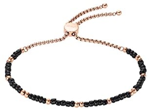 s.Oliver Armband Edelstahl Damen Armschmuck, 24 cm, Roséfarben, Kommt in Schmuck Geschenk Box, 2033909