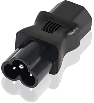 YAODHAOD IEC 320 C13 auf C6 AC Adapter, 10A 125V 2.5A 250V IEC 3Pol Stecker auf Mickey Mouse 3Pol Buchse Netzteil, C6 auf C13 AC Konverter