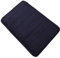 VSUSN Tapis de Salle de Bains Tapis de Bain antidérapant en Mousse à mémoire de Forme pour Salle de Bain, Microfibre (Noires, 40 x 60 cm)