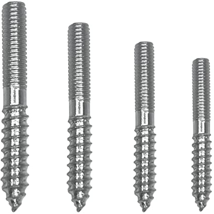 Stockschrauben - Stahl verzinkt - Gewindestifte mit TX (M6 x 120 mm, 25)