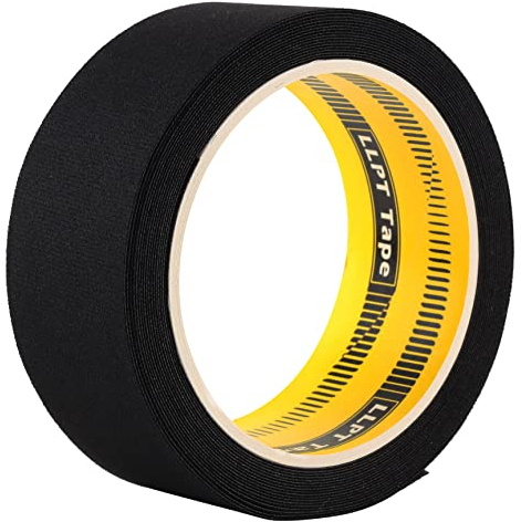 LLPT Nahtdichtband zum Aufbügeln Wasserdicht 40mm*5m*0.15mm, Patch-Reparaturband für Neoprenanzüge Trockentauchanzüge, Angelanzüge Industriestandard Trägermaterial Farbe Schwarz(IR1665)