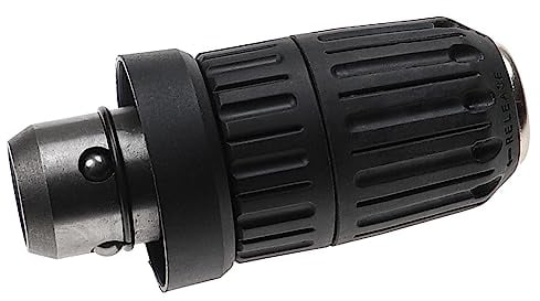 vhbw Schnellspannbohrfutter kompatibel mit Bosch GBH 18V-26 F, GBH 2-24 DF, GBH 2-25F Akku Bohrschrauber, Bohrmaschinen, Schwarz