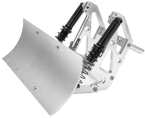 RC Car Blade Schneepflug Metall Schneeschaufel for 1/10 RC Crawler Traxxas TRX4 TRX6 Axial SCX10 90046 03007 RGT 86100 ( Color : Silver )
