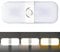LCAUTFR 12V LED Deckenleuchte Innenbeleuchtung Wohnmobil Innenleuchten mit Schalter Dimmbar Universal für Auto RV LKW Wohnwagen Boot (3 Farben)