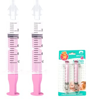 Aspirador Nasal, Aspirador Nasal Bebes, Irrigador Nasal para Bebes, Sistema de Aclarado de los Senos Profesional para Bebé, Punta de Succión Nasal de Silicona Limpiable y Reutilizable, 2Pcs
