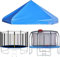 KEEYTT Outdoor Trampoline Canopy Garden Trampoline Tent Sunshade Cover Without Frame Auswechselbare Trampoline & Zubehör (Size : 10FT)