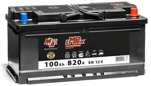 EMPEX Batterie 100, Ah 820, A/EN 56-060 L 353mm B 175mm H 190mm Compatible avec VW Touran I 1T1, 1T2 Golf III 3/5 portes 1H1 Transporter T4 Minibus 70B, 70C, 7DB, 7DK, 70J, 70K, 7DC, 7DJ