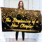 The Beginning of a New Chapter Banner - Good Luck Banner - Congratulations Banner - Happy Retirement Banner - Well Done Banner - Graduation Banner - 1.5 m x 0.9 m (Black & Gold)