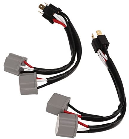 2Pcs 9003 H4 Scheinwerfer Kabelbaum Sockel Adapter Männlich Weiblich 2 Weg Splitter für LKW Pickup LED Kabel Stecker