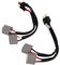 2Pcs 9003 H4 Scheinwerfer Kabelbaum Sockel Adapter Männlich Weiblich 2 Weg Splitter für LKW Pickup LED Kabel Stecker
