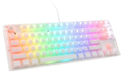 Ducky One 3 Aura White TKL Gaming Tastatur, RGB LED - MX-Blue (US)