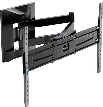 Meliconi - Support Mural TV Inclinable et Orientable +/- 90° SP 600SDR Plus FB - TV 50 à 82'' - VESA 300/400/600 -Livré prémonté