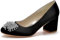 Scarpe Donna Tacco Alto Casual Comodi Pianta Larga Tacco Grosso Carpe Cerimonia Eleganti Sposa Tacchi