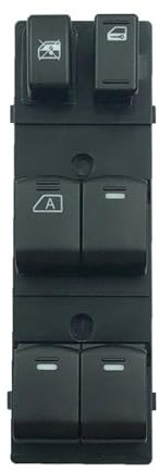 Interruptor Elevalunas Para Nissan para Qashqai para Prcmake ventana eléctrica interruptor principal delantero izquierdo 25401-JE20A 25401JE20A Ventana Energía Eléctrica