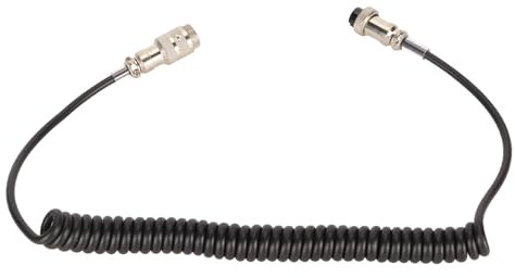 Annadue Cavo Prolunga per Microfono Radio CB, Prolunga Maschio Femmina a 4 Pin con Lega di Alluminio ABS Premium, Design Leggero e Portatile per Cobra per