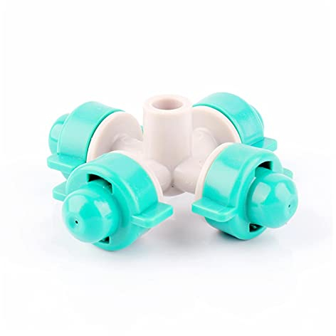 Rasensprenger Bewässerungssystem Grüner Nebel Kreuzsprinkler Sprinkler Wassersprinkler Bewässerungssprinkler Rasen Landwirtschaft