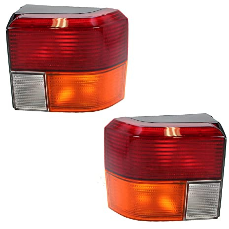 ATEC Germany 2x Heckleuchte links + rechts Blinker gelb ohne Lampenträger Kompatibel mit VW TRANSPORTER T4 Bus (70B, 70C, 7DB, 7DK, 70J, 70K, 7DC, 7DJ), TRANSPORTER T4 Kasten (70A, 70H, 7DA, 7DH)