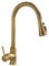 Pull Out Kitchen Mixer Tap, Kitchen Taps Antique Brass Kitchen Tap with Pull Out Spray Rotated 2 Patterns-Antique