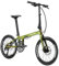 Faltrad Carbon Faltrad 20 Zoll Faltrad Kohlefaserrahmen Mini City Bike Leichtes faltbares Fahrrad 9 Gänge/Geschwindigkeiten (Farbe: Grün)