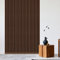 REESE Wandpaneele Eiche Nussbaum | Kabelkanal 252 cm | Deckenpaneele | Wandverkleidung | kein Bohren | MDF