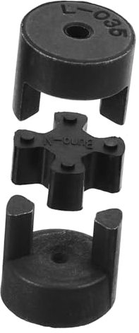 NAMOARLY Wood Splitter Coupling Three Claw Jaw Coupling Rubber Spider Fit for Hydraulics Precision Engineered