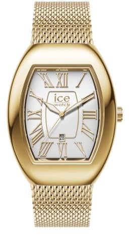 ICE-WATCH - Ice boliday Dome Metal mesh - Goldene Damenuhr mit Edelstahlarmband (Small)