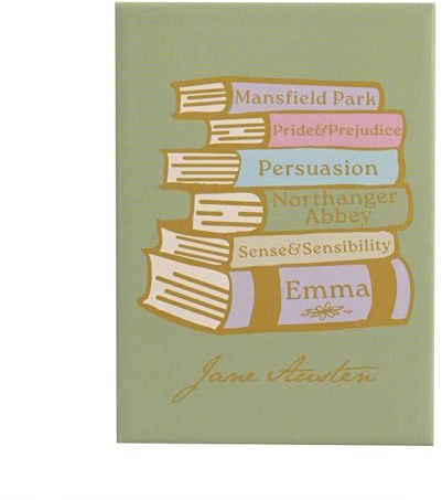 Half Moon Bay Jane Austen Metal Magnet - Jane Austen | Metal Fridge Magnet | Strong Magnetic Backing | Kitchen Decor | Collectible | Official Licensed Merchandise