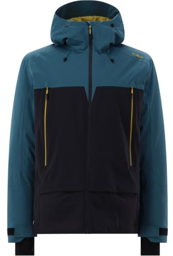 CMP Unlimitech Herren Shell Jacke Clima Protect mit Kapuze - 50 | Clima-Protect-Membran, Schutz vor Nässe, Primaloft-Wärme ohne Volumen, leichte Wärmeisolierung