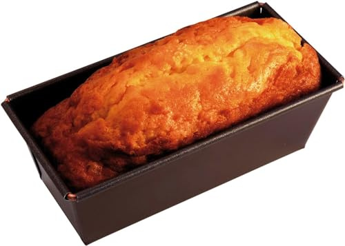 Gobel | Backform | Gerollter Rand mit Drahteinlage | Antihaftbeschichtet | 210x90 mm Außen | 185x65 mm Innen | H 70 mm | Für Kuchen und Brot