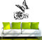 WANDTATTOO/Wandsticker w045 Chillout Zone Chilln Chillen Entspannung 40x31, schwarz