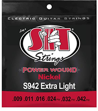 SIT S942 - Juego de cuerdas para guitarra eléctrica de níquel
