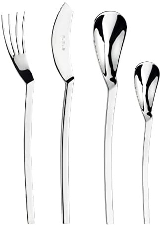 Pintinox 24-teiliges Besteck-Set, Serie Archi, aus nickelfreiem Edelstahl, Geschenkschachtel