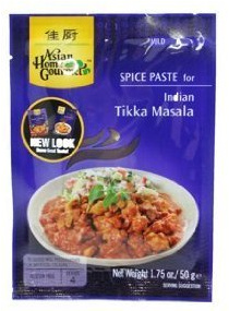 ASIAN HOME GOURMET 3er Pack Gewürzpaste für Indisches Tikka Masala [3x 50g]