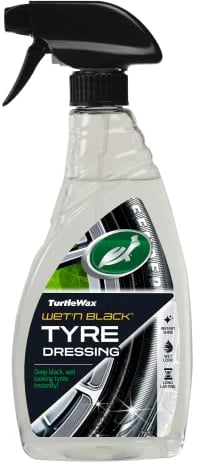 Turtle Wax 51801 Wet N Black Car Tyre Cleaning & Shine For Wet Look 500ml